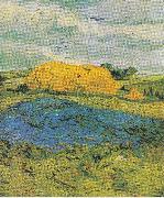 Vincent Van Gogh Heuschober an einem Regentag oil painting picture wholesale